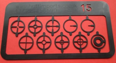 Parker Hale túnel previsión 15 mm objetivo mira elemento conjunto DIVERTIDO BSA,