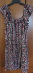 New Jade By Jane Peasant Dress Sz 3X 100% Polyester Bust 50 52 Length 41 in - Picture 1 of 6