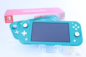 Nintendo Switch Lite Turquoise [Rank :S] W/Box【 Region Free 】 - Picture 1 of 14