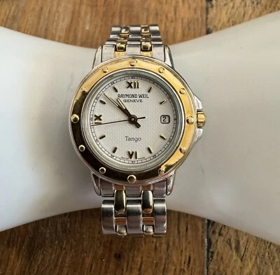 Women’s  Raymond Weil Tango 5360 Gold Stainless Diamond Bezel Cream Dial Watch - Image 1 of 4