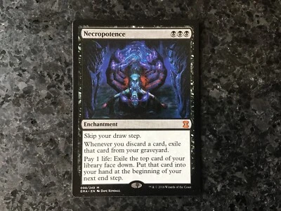MTG Necropotence  – Eternal Masters Magic Card NM - Image 1 of 2