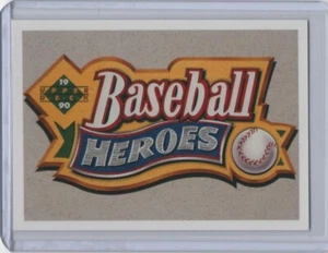 1990 Upper Deck Reggie Jackson Baseball Heroes Header #NNO - Picture 1 of 1