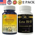 Ultimate Garcinia Cambogia HCA Caps Keto BHB 800mg Fat Burner Pills Combo Pack