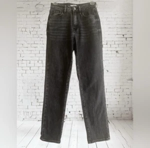 Women’s Jeans PacSun Black Distressed Mom Jeans Sz 23 - Picture 1 of 4