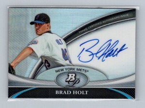 2011 Bowman Platinum Brad Holt Autograph Refractors