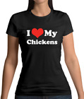 I Love My Chickens Womens T-Shirt - Hen - Hens - Cockerels - Pets - Farm - Egg