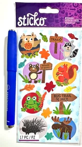 Sticko Trail Friends Stickers Scrapbooking Embellishment Card Making - Picture 1 of 1