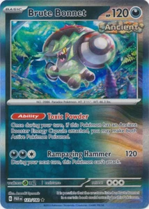 Pokemon SV04: Paradox Rift: Brute Bonnet - 123/182 Holofoil - Picture 1 of 1