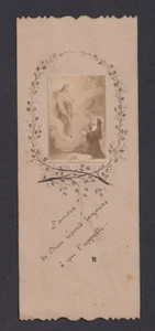 Tarjeta Santa Antigua de Santa Margarita de Alacoque Santino Imagen Piadosa Impresión - Imagen 1 de 1