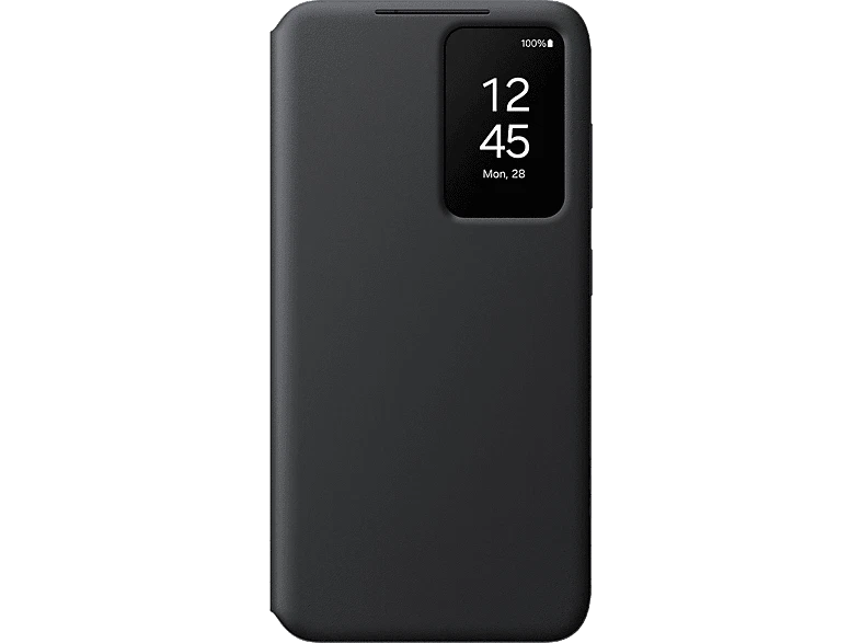 Funda - Samsung Para Galaxy S24 Tapa de libro Smart Clear View Wallet Negro