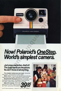 1977 Polaroid Instant Camera Instamatic Photos PRINT AD Unique Gift Idea (2677) - Picture 1 of 1