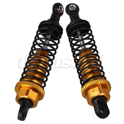 Juego de amortiguadores de aceite amortiguador de camión RC 1:16 2 piezas con resortes A285004 amarillo Foto 1 de 4