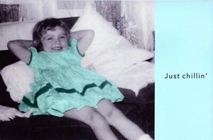 Cute ANYTIME Card FOR ANYONE, Just Chilling Kid by American Greetings +Envelope✉ - Picture 1 of 4