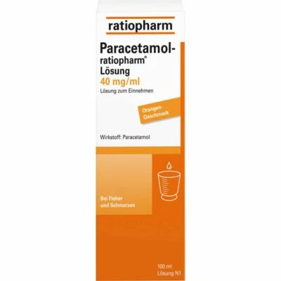 RATIOPHARM GMBH PARACETAMOL-ratiopharm Lösung 100 ml PZN07263487