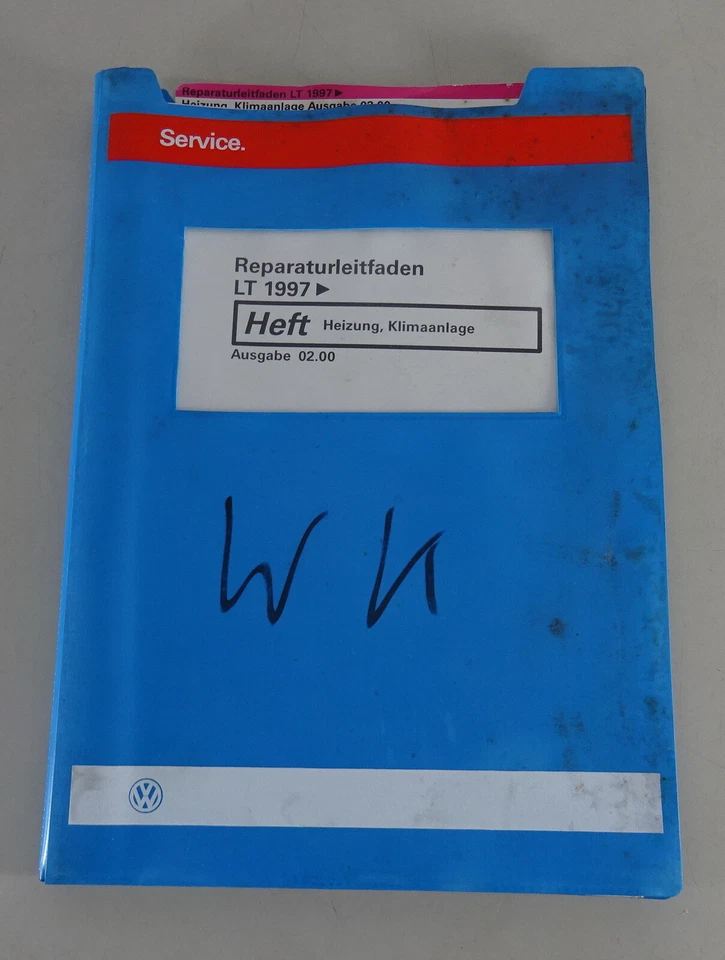 Manual de Taller VW Transporter Bus Lt Calefacción Acondicionado Stand 02/2000 - Imagen 1 de 1