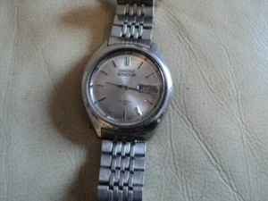 RARE Vintage Men's Seiko 5 Actus 7019-7060 Automatic 21 Jewels Watch Working - Picture 1 of 7