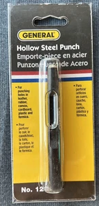Strumenti generali n. 1280J Punzone in acciaio cavo 3/8" acciaio forgiato - NUOVO - Foto 1 di 4