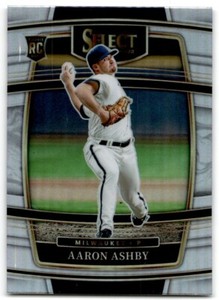 2022 Panini Select Holo Silver Prizm Aaron Ashby Rookie Milwaukee Brewers #10