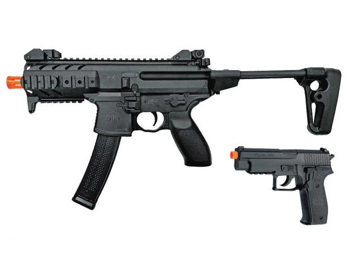SIG Sauer Spring Airsoft Kit, MPX Rifle & P226 Pistol  0.24 - Image 1 of 1