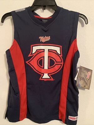 NWT Stitches Boys MN Twins Tank Top Sz S Navy Graphic Retail $16 (MW-338) - Image 1 of 4