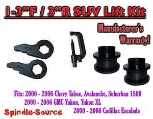 Torsion Key Lift + Spacer + TOOL FOR 2000 - 2006 Chevrolet GMC 1500 1-3" / 3" - Bild 1 von 1
