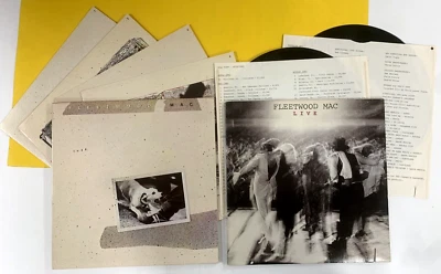 2x FLEETWOOD MAC LPs: Tusk (2LP)-1979 & Live (2LP)-1980 **NM & EX Vinyl** a8920 - Image 1 of 4