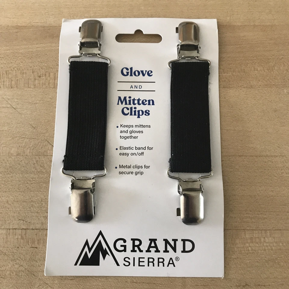 Новый с Ярлыками унисекс Grand Sierra перчатки и рукавицы зажимы - черный - Изображение 1 из 4