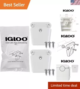 Langlebiger 2er-Pack Iglu Kühlerverschluss - passt 50-165 Quart Kühler mit Schrauben enthalten - Bild 1 von 7