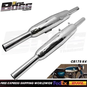 For HONDA CB175K4 K5 K6 K7 Exhaust Muffler R+L ***TR Style*** - Picture 1 of 6