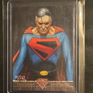 2012 DC COMICS Superman: The Legend Hand-Drawn Artist Sketch by Frank Kadar 1/1 - Picture 1 of 2