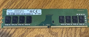 Samsung 8GB 1RX8 PC4-2666V-UA2-11 NON-ECC Unbuffered RAM M378A1K43CB2-CTD 379 - Afbeelding 1 van 1