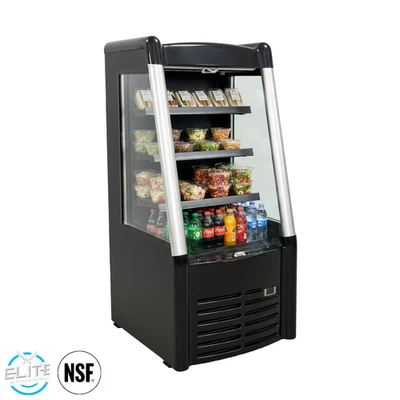 ELITE KITCHEN SUPPLY NSF 30" Commercial Open Air Merchandiser Cooler Grab And Go Display