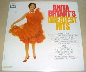 ANITA BRYANT - Anita Bryant's Greatest Hits (LP, 1963) Very Good - Picture 1 of 1