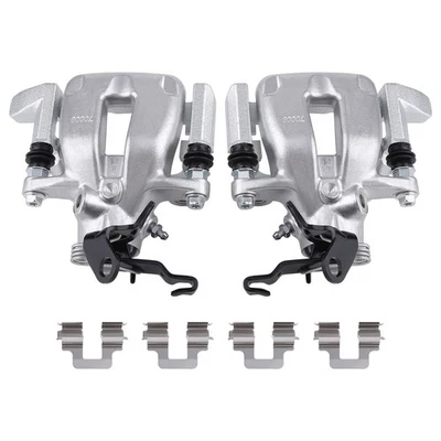 Pinzas de freno de disco traseras 2 piezas con soporte para Audi A3 Quattro 2006-2007 Foto 1 de 4