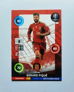 Panini AdrenalynXL Road To Euro 2016 Card, Spain Football, Gerard Piqué, 74 - Picture 1 of 1
