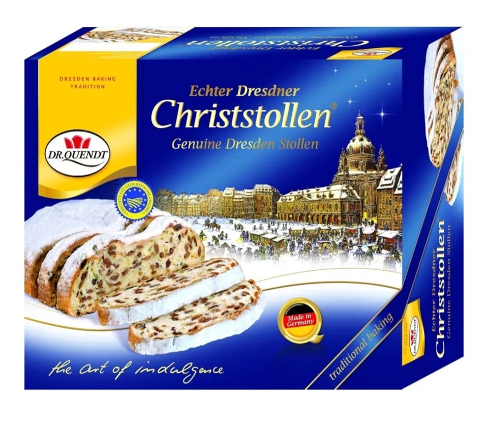 Dr. Quendt Dresdner Stollen 500g Deutscher Weihnachts Stollen USA Seller