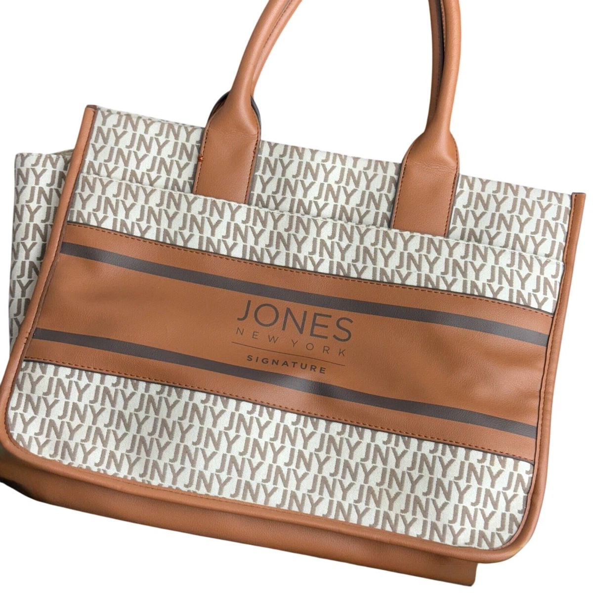 Jones New York Brown Faux Leather Bags & Handbags for Women for