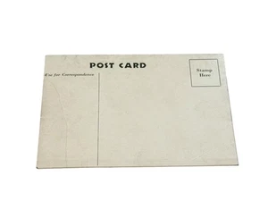 Vtg Blank Postcard Early 1900s Divided Back Unused Old Paper Ephemera Mileage - Picture 1 of 3