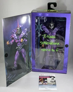 FIGURA NECA SUPER SHREDDER TEENAGE MUTANT NINJA TURTLES FIRMADA POR KEVIN NASH TMNT - Imagen 1 de 5
