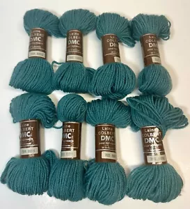 Lot 8~DMC TEAL Laine Colbert Tapestry Wool Yarn Skeins x 42.7 Yards Each #7690 - Picture 1 of 3