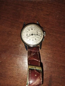 Vintage montre Chronographe telemetre 17 jewels antimagnetic ne fonctionne pas - Imagen 1 de 7