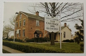 Old Carthage Jail Illinois Hancock County Joseph Smith Vintage Postcard - Picture 1 of 2
