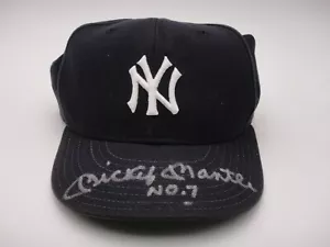 MICKEY MANTLE NO. 7 UDA & BECKETT AUTHENTICATED SIGNED AUTOGRAPH YANKEES HAT - Picture 1 of 7