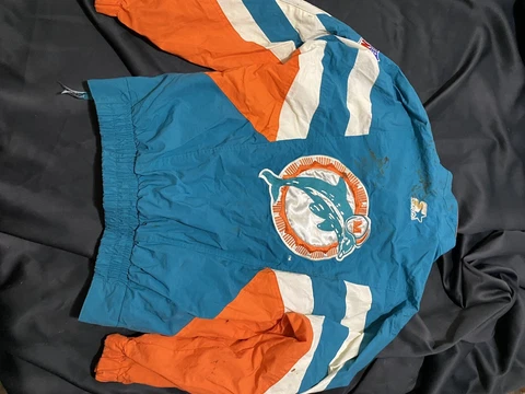 Vintage Miami Dolphins Starter Jacket M Cover