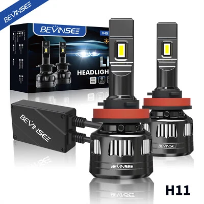 2x H11 H8 LED Fog Light Bulbs For Mercedes W176 2012-2023 22000LM Bright White - Image 1 of 4