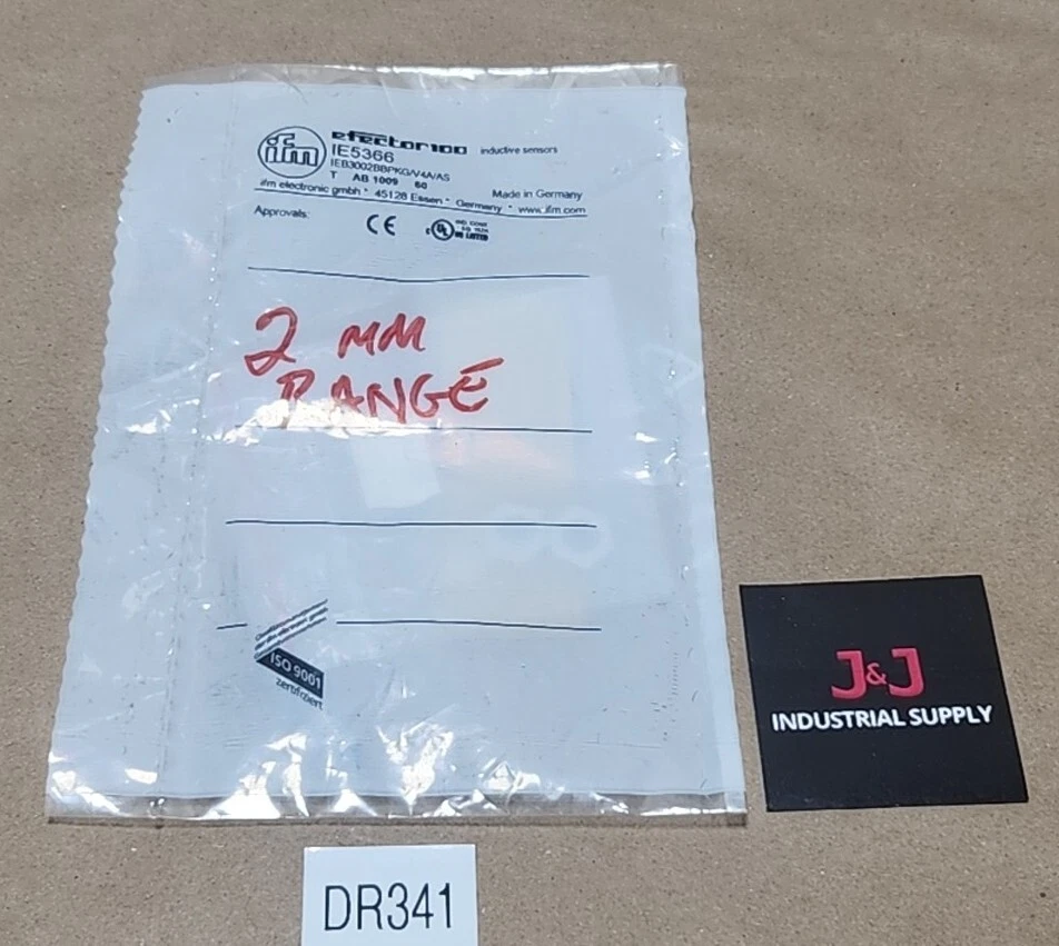 *NEW* IFM Efector IEB3002BBPKG/V4A/AS Inductive Proximity Sensor 2mm + Warranty! - Image 1 of 3