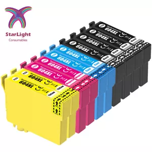 10 Pk 604 Ink Cartridges Fits Epson 604xl XP-2200 XP-2205 XP-3200 XP3200 XP3205 - Picture 1 of 7