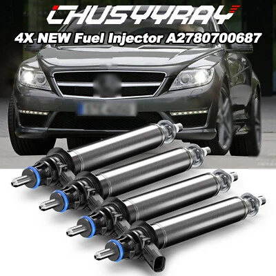 A2780700687 A2560705600 4X NUEVO Inyector de combustible para MERCEDES-BENZ S550 2012-2017 Foto 1 de 4