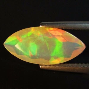 2.98Cts Genuine Natural Color Play White Opal Marquise Cut Loose Gem - Picture 1 of 6