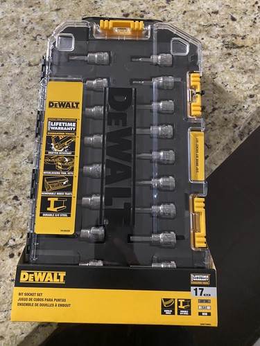 Juego de brocas de accionamiento DEWALT, unidad de 3/8", Sae/métrico, 17 piezas (DWMT73806)-